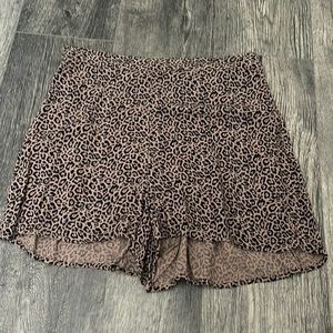 American Eagle High Waisted Cheetah Shorts